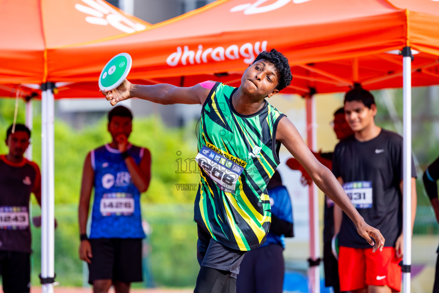 Day 5 of MWSC Interschool Athletics Championships 2024 held in Hulhumale Running Track, Hulhumale, Maldives on Wednesday, 13th November 2024. Photos by: Nausham Waheed / Images.mv