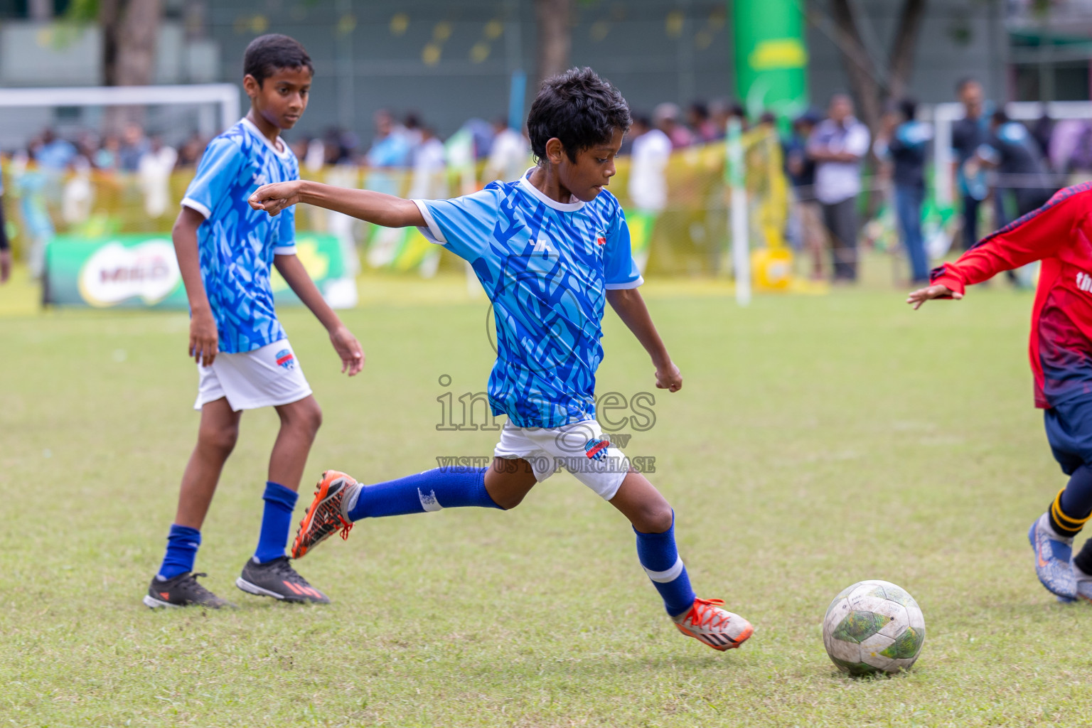 Day 2 of MILO Academy Championship 2024 - U12 was held at Henveiru Grounds in Male', Maldives on Friday, 5th July 2024. Photos: Mohamed Mahfooz Moosa / images.mv
