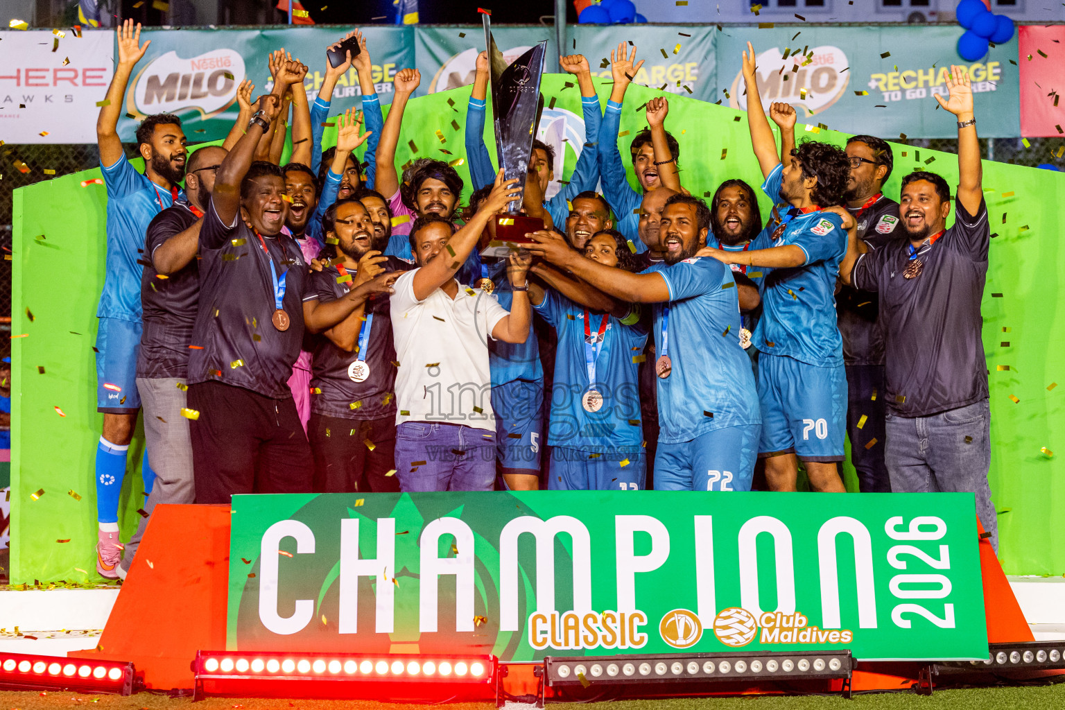 Club CRC vs Club Binaara in the final of Club Maldives Cup Classic 2026 was held in Rehendhi Futsal Ground, Hulhumale', Maldives on Friday, 17th July 2026. Photos: Nausham Waheed / images.mv
