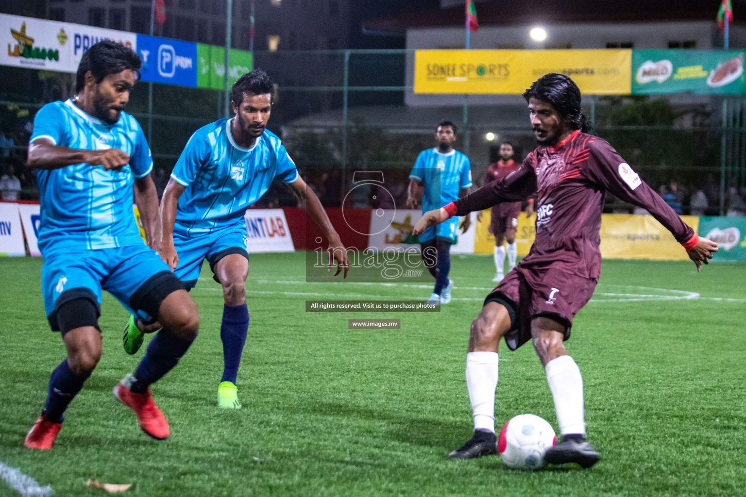 MACL vs Trade Club in Club Maldives Cup 2022 was held in Hulhumale', Maldives on Sunday, 9th October 2022. Photos: Hassan Simah / images.mv