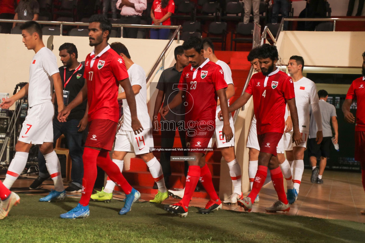 Maldives vs China in FIFA World Cup Qatar 2022 & AFC Asian Cup China 2023 Qualifier on 10th September 2019 in Male, Maldives Photos:  Ismail Thoriq/images.mv
