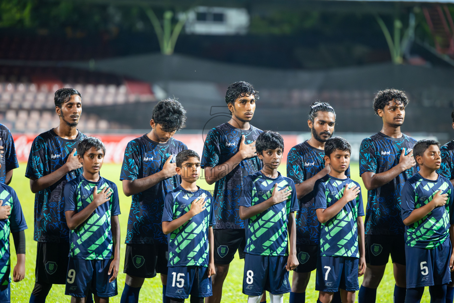 Buru Sports Club vs Super United Sports in Under 19 Youth Championship 2024  was held at National Stadium in Male', Maldives on Sunday, 9th June 2024. Photos: Mohamed Mahfooz Moosa / images.mv