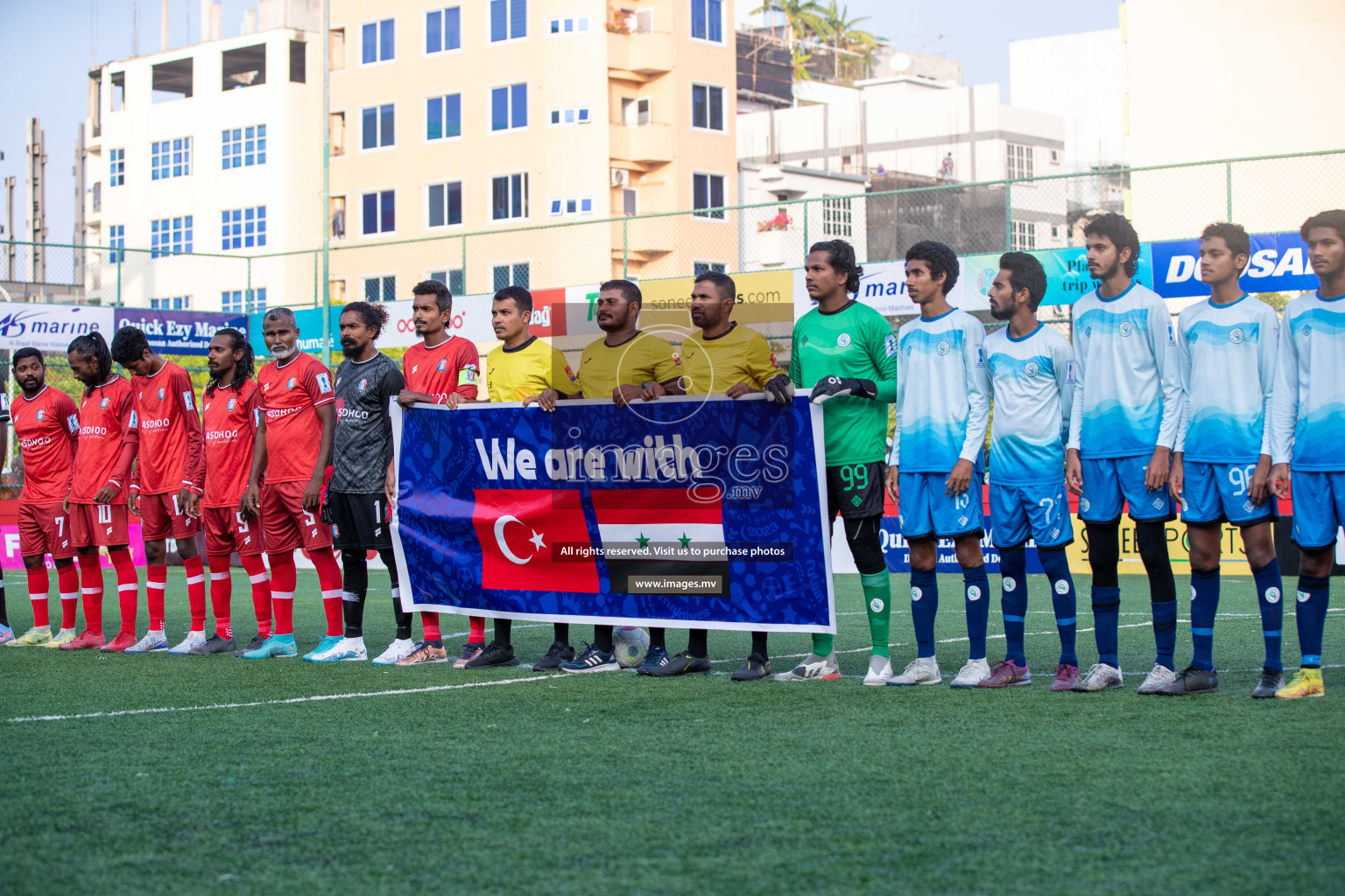 AA. Rasdhoo vs AA. Thoddoo in Day 7 of Golden Futsal Challenge 2023 on 11 February 2023 in Hulhumale, Male, Maldives