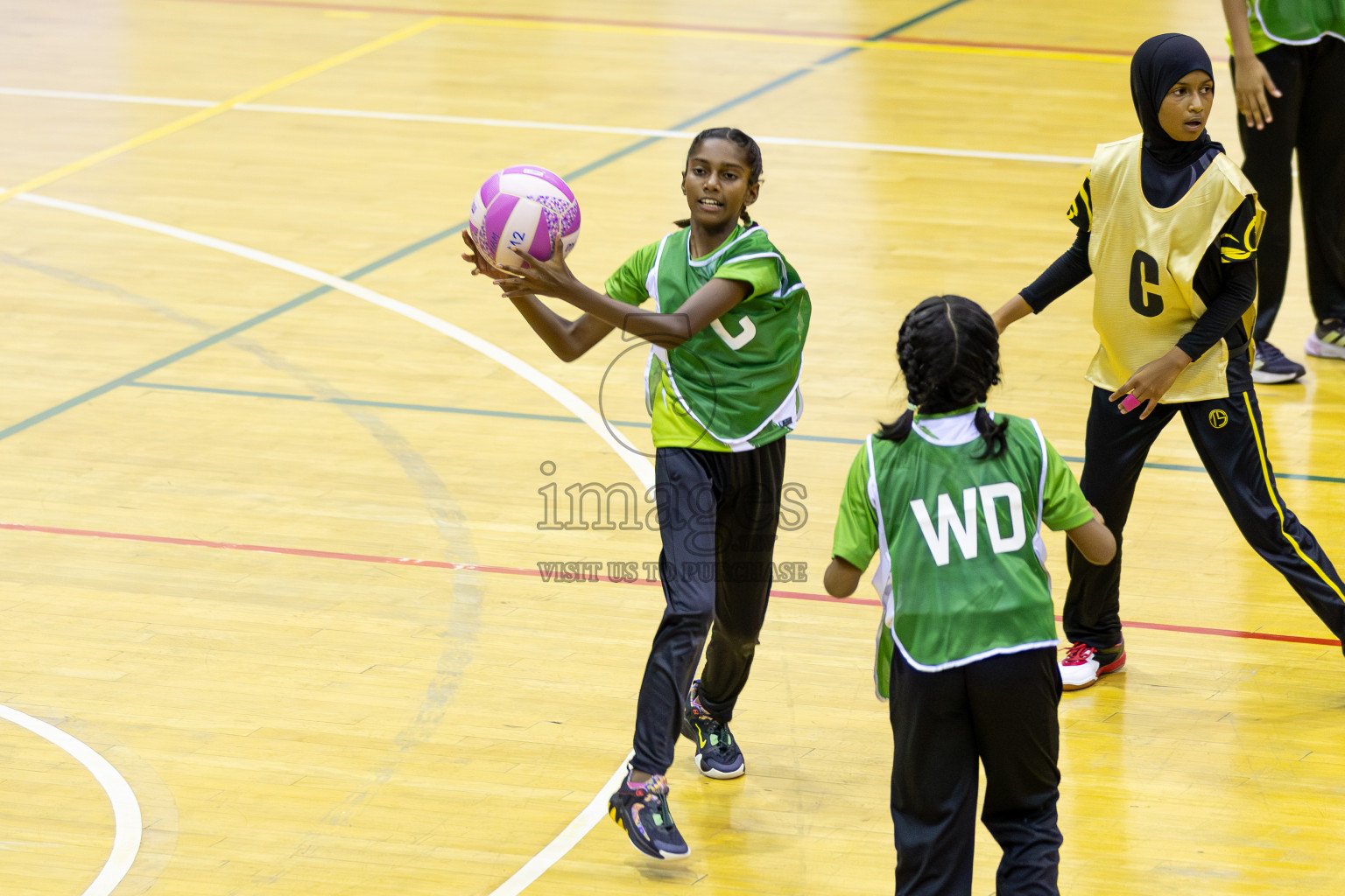 Day 1 of Inter-School Netball Tournament 2025 was held in Social Center Indoor Hall on Saturday, 18th October 2025. Photos: Areef Adam / images.mv