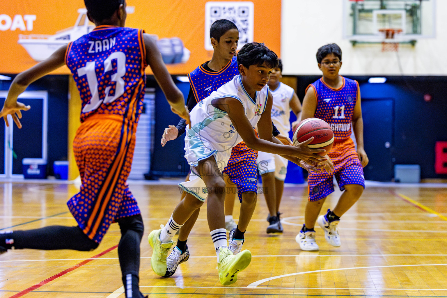 Finland International School vs Brightway International School in day 10 of Junior Championship 2024 was held in Social Center, Male', Maldives on Thursday, 21st November 2024. Photos: Nausham Waheed / images.mv