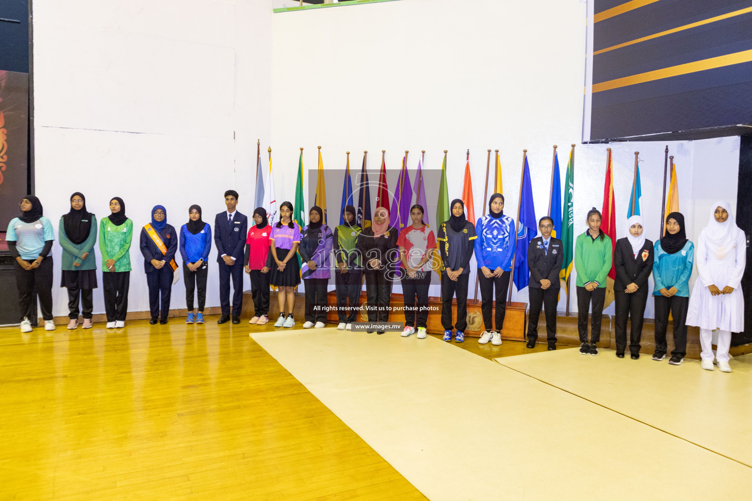 24th Interschool Netball Tournament 2023 was held in Social Center, Male', Maldives on 27th October 2023. Photos: Nausham Waheed / images.mv