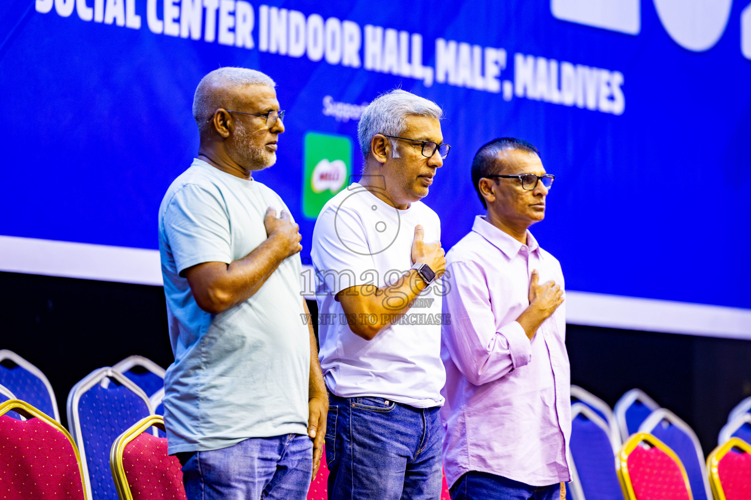 GG Sports vs Huraa CC in Day 4 of Women's Division of Milo VAM Cup 2025 held in Male', Maldives on Saturday, 12th April 2025 at Social Center Indoor Hall Photos By: Nausham Waheed / images.mv