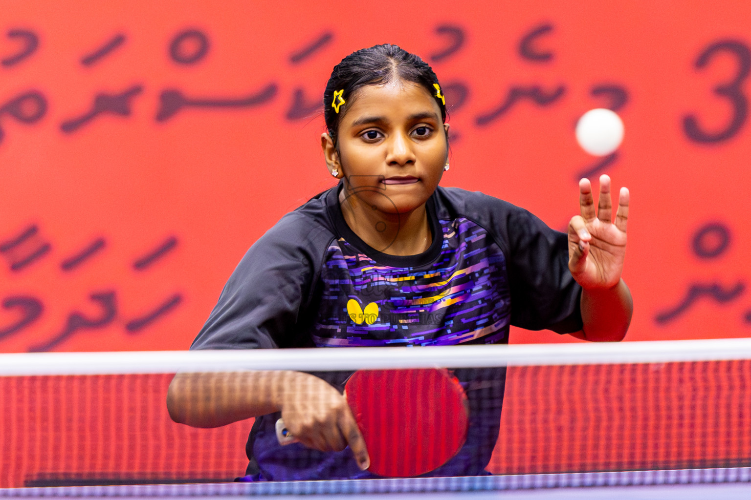 Finals of 30th Table Tennis Association Championship 2025 was held on Saturday, 20th September 2025 in Male' TT Hall, Male', Maldives. Photos: Nausham Waheed / images.mv