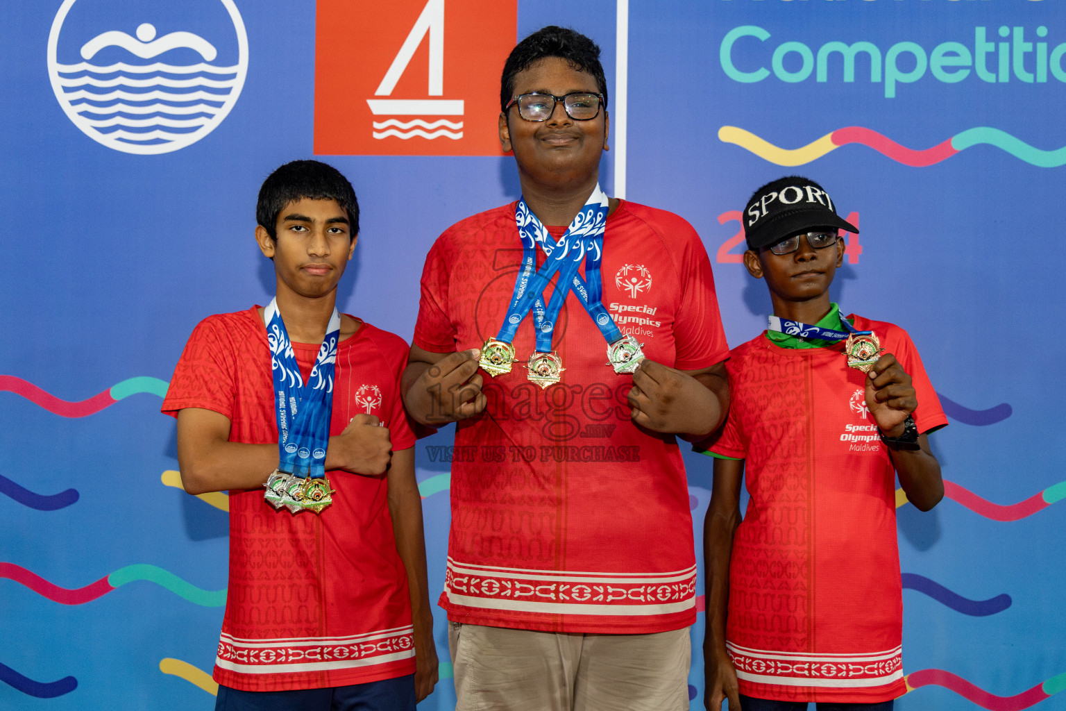 Day 6 of National Swimming Competition 2024 held in Hulhumale', Maldives on Wednesday, 18th December 2024. 
Photos: Hassan Simah / images.mv