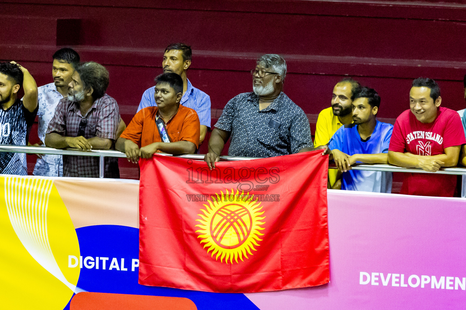 Kyrgyzstan vs Sri Lanka in Day 3 of CAVA U20 Woman's Volleyball Championship 2024 was held in Social Center, Male', Maldives on 20th July 2024. Photos: Nausham Waheed / images.mv