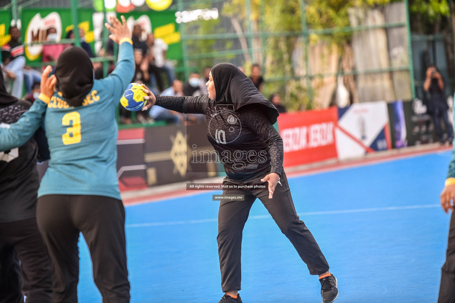 Day 10 of Milo 6th Inter Office Handball Tournament 2022 - Photos by Nausham Waheed