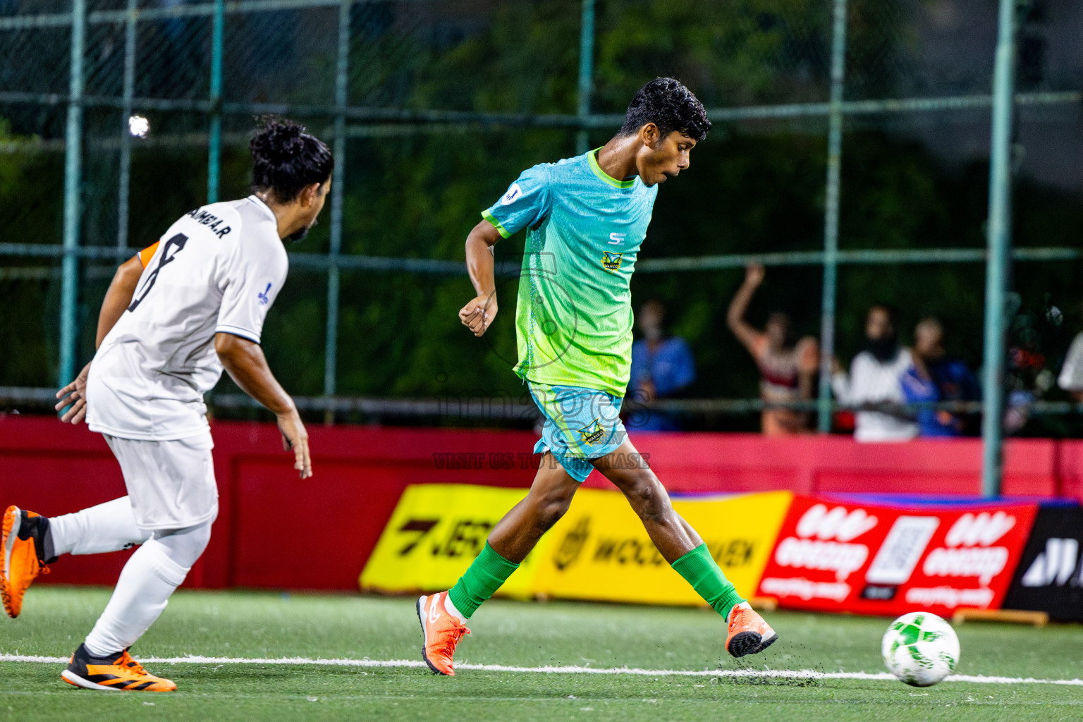 Silver Sands vs Club WAMCO in Day 14 of Office League 2025 was held on Tuesday, 29th April 2025 in Hulhumale', Maldives. Photos: Nausham Waheed / images.mv