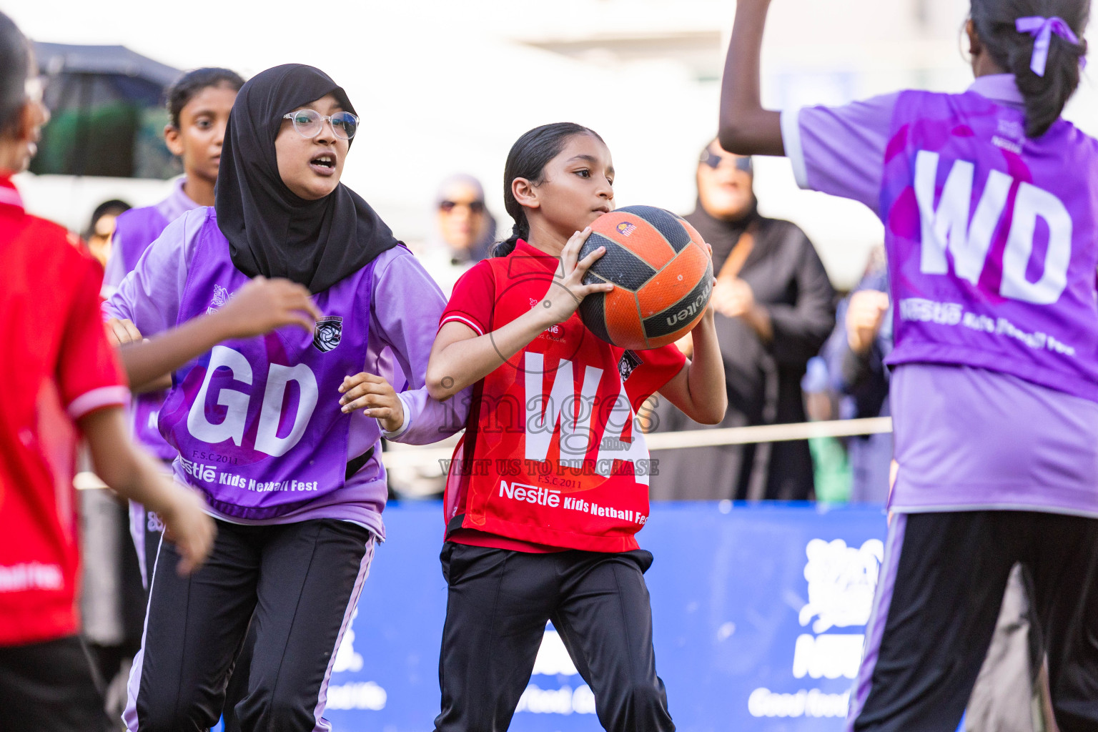 Day 3 of Nestle' Kids Netball Fiesta 2023 held in Henveyru Stadium, Male', Maldives on Saturday, 2nd December 2023. Photos by Nausham Waheed / Images.mv