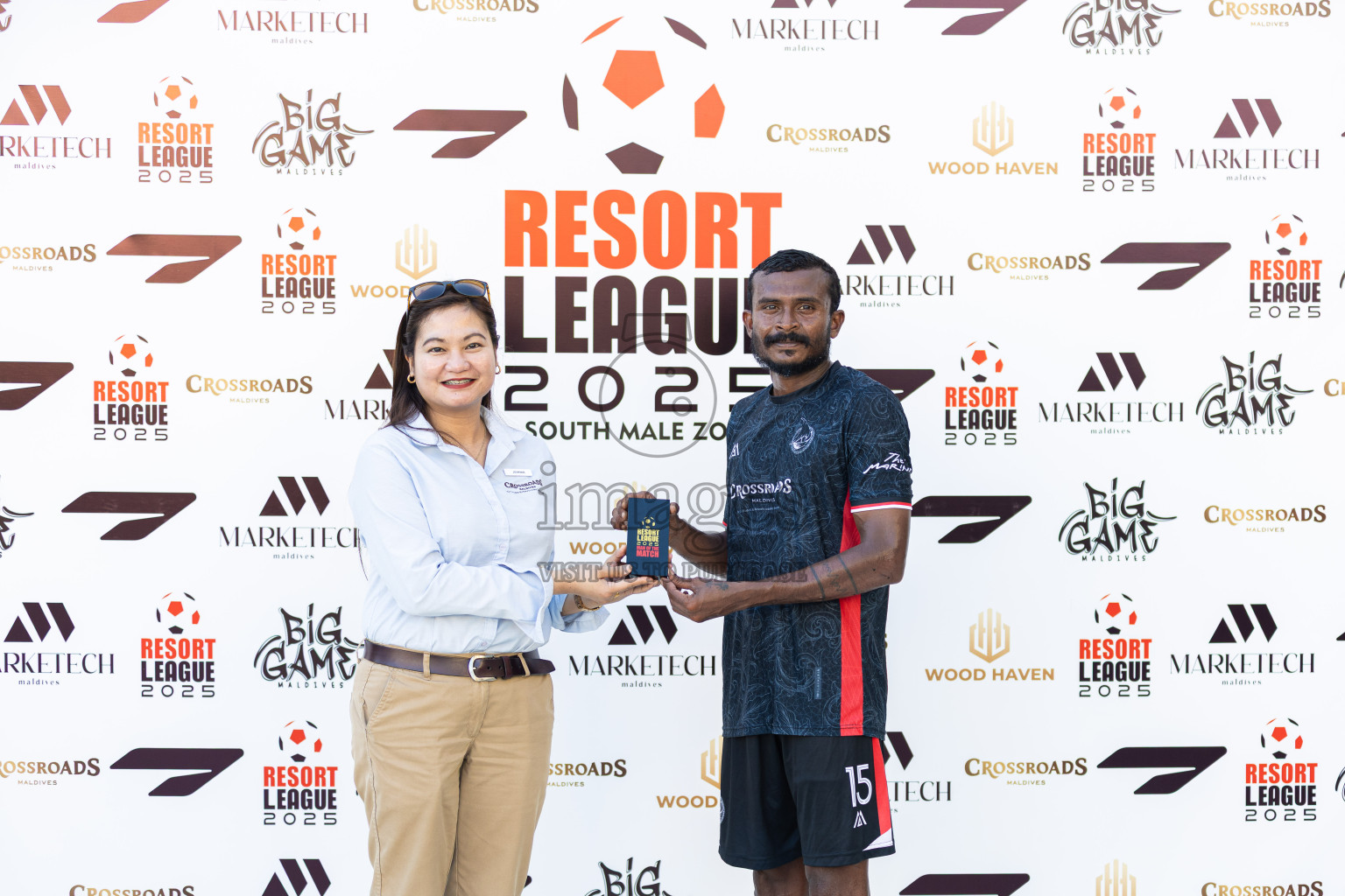 Taj Exotica vs The Marina in Resort League 2025 (South Male Zone) day 7 was held on Saturday, 4th October 2025 in Crossroads's Maldives, Photos: Areef Adam / images.mv