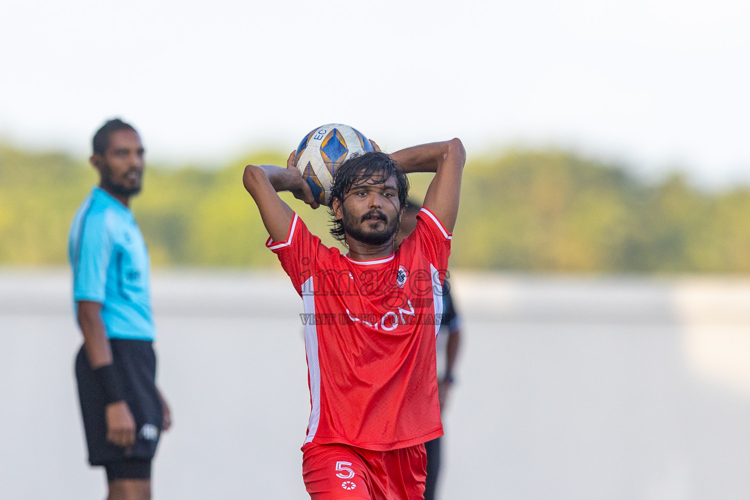 Huss Songun Football Team vs CC Sports Club in Day 2 of Eydhafushi Cup 2025 held in Eydhafushi Football Stadium at B. Eydhafushi, Maldives on Saturday, 6th September 2025. Photos: Mohamed Mahfouz Moosa / images.mv