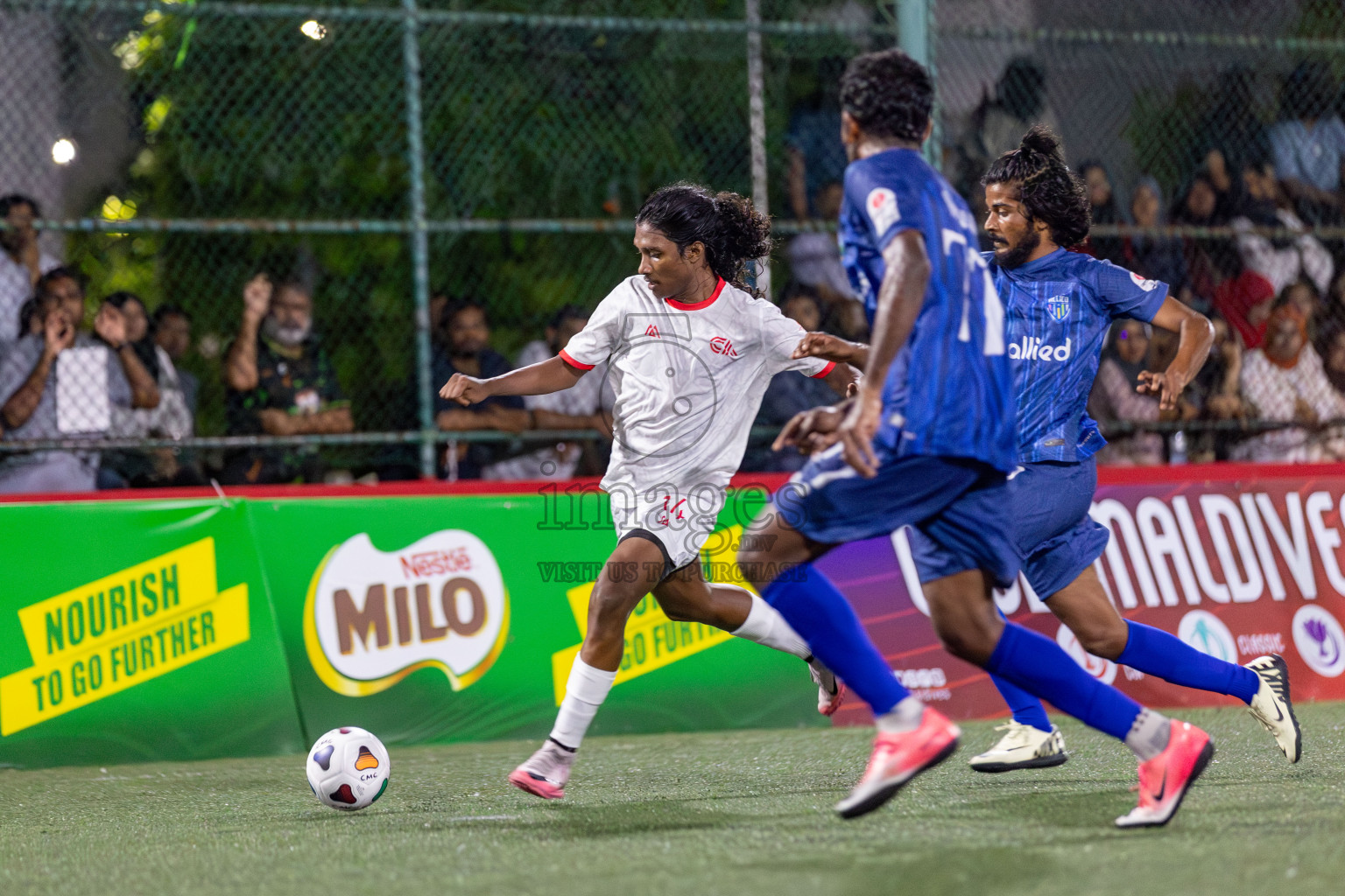 Team Allied vs Club Aasandha in Club Maldives Cup 2024 held in Rehendi Futsal Ground, Hulhumale', Maldives on Monday, 23rd September 2024. 
Photos: Mohamed Mahfooz Moosa / images.mv