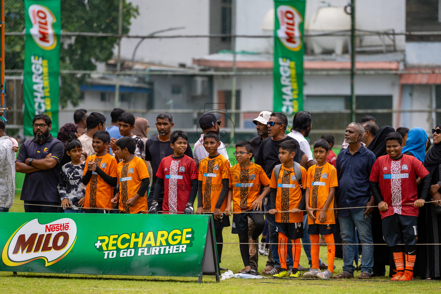 Day 1 of MILO Academy Championship 2025 (U-12) was held at Henveiru Stadium in Male', Maldives on Thursday, 1st May 2025. Photos: Ismail Thoriq / images.mv