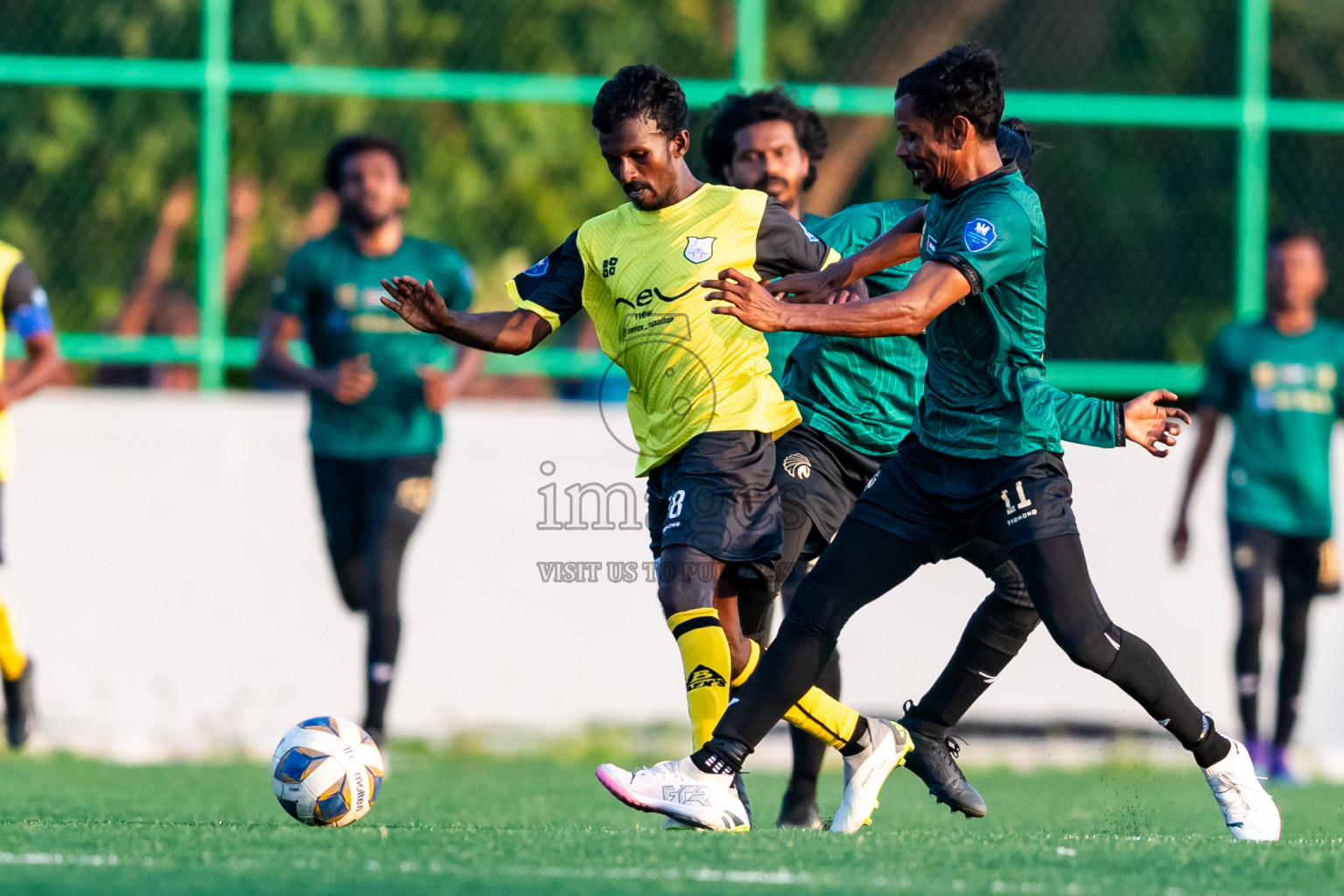 Baburu SC vs Kanmathi Juniors from Semi Final of Manadhoo Council Cup 2024 in N Manadhoo Maldives on Sunday, 25th February 2023. Photos: Nausham Waheed / images.mv