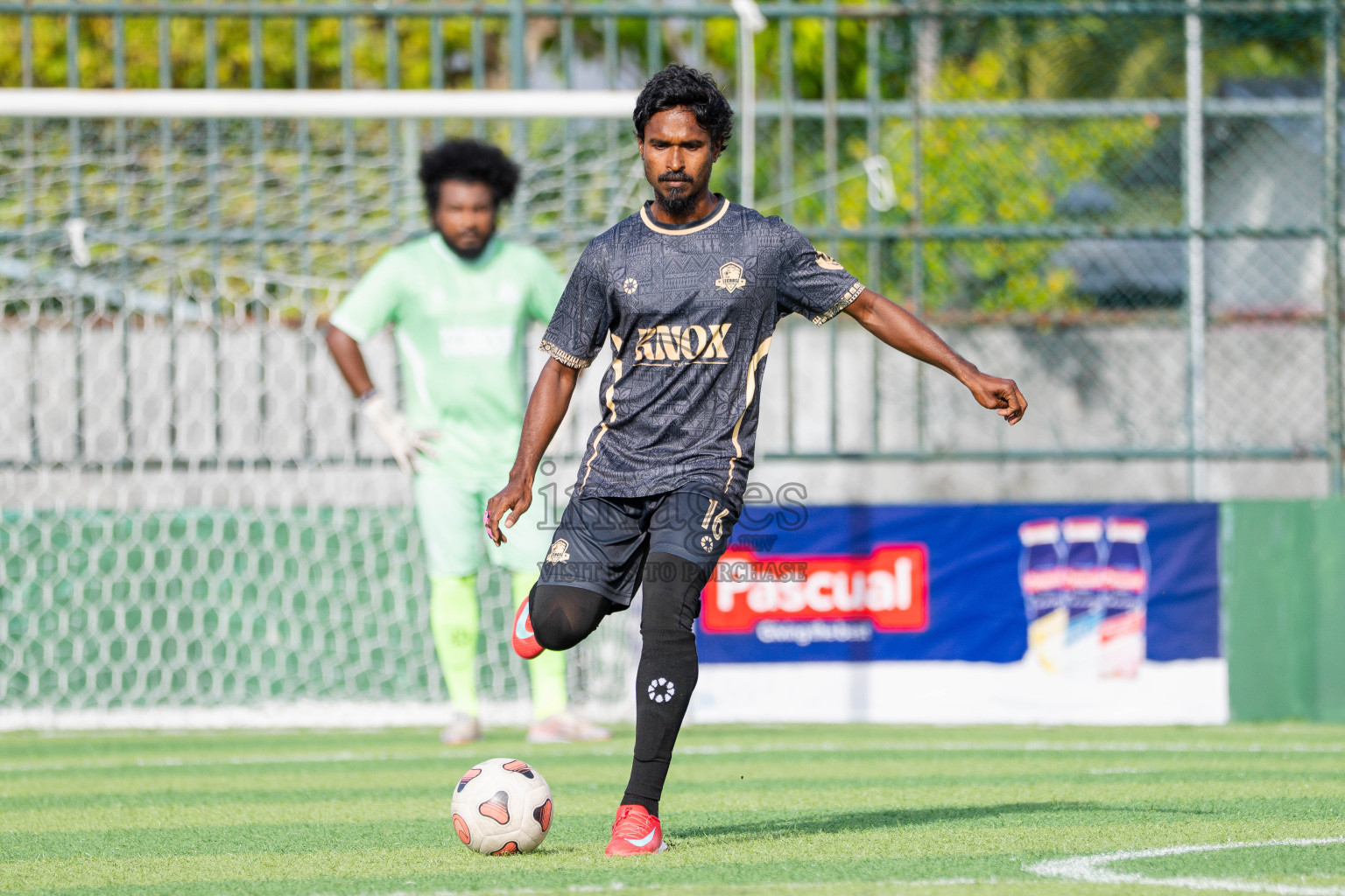Outreef SC VS Lecrose SC in Day 3 - Fonadhoo Youth Futsal Challenge 2025 held in Fonadhoo Futsal Stadium, L. Fonadhoo, Maldives on Tuesday, 28th October 2025 Photos: Arif Rasheed / images.mv