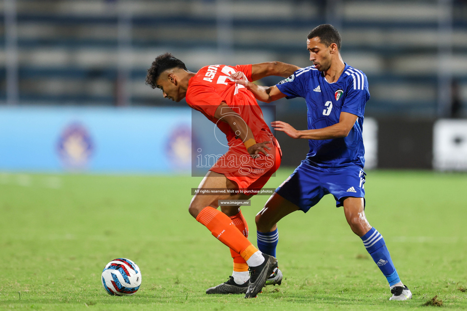 Kuwait vs India in the Final of SAFF Championship 2023 held in Sree Kanteerava Stadium, Bengaluru, India, on Tuesday, 4th July 2023. Photos: Nausham Waheed / images.mv