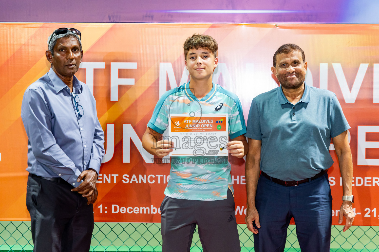 Day 4 of ATF Maldives Junior Open Tennis was held in Male' Tennis Court, Male', Maldives on Thursday, 12th December 2024. Photos: Nausham Waheed/ images.mv