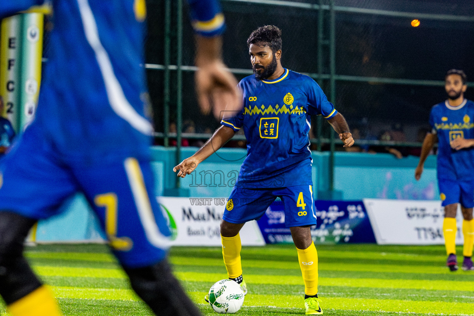 Dee Cee Jay SC vs Fools SC in Semi Finals of Laamehi Dhiggaru Ekuveri Futsal Challenge 2025 was held on Sunday, 27th July 2025, at Dhiggaru Futsal Ground, Dhiggaru, Maldives Photos: Nausham Waheed  / images.mv