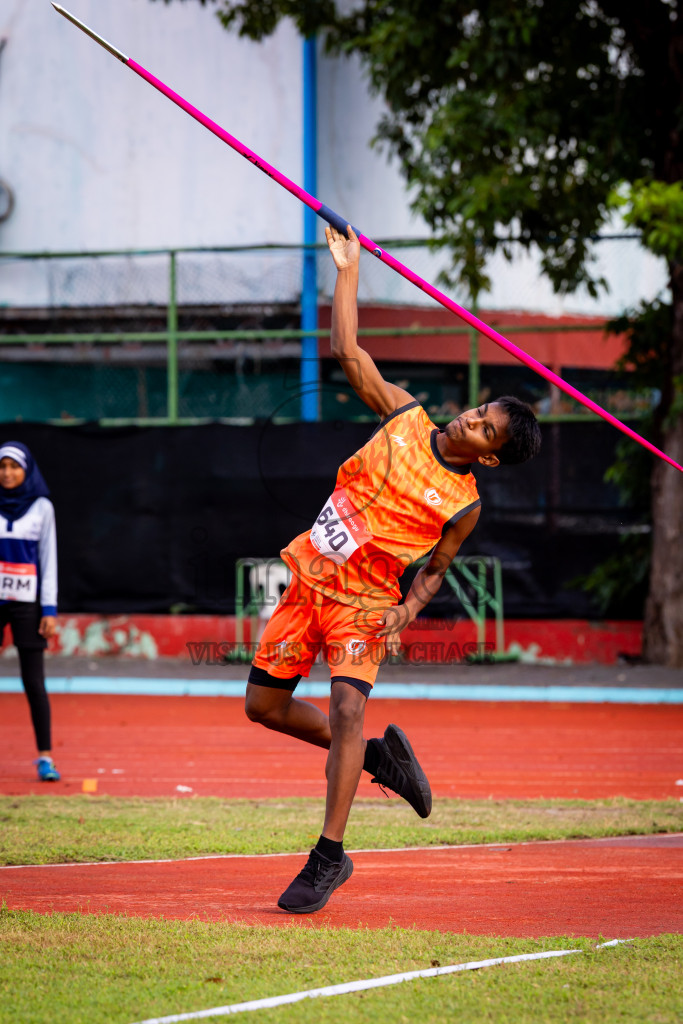 Day 6 of Inter-school Athletics Championship 2025 held in Ekuveni Synthetic Track, Male', Maldives on Sunday, 12th October 2025. Photos by: Nausham Waheed / Images.mv
