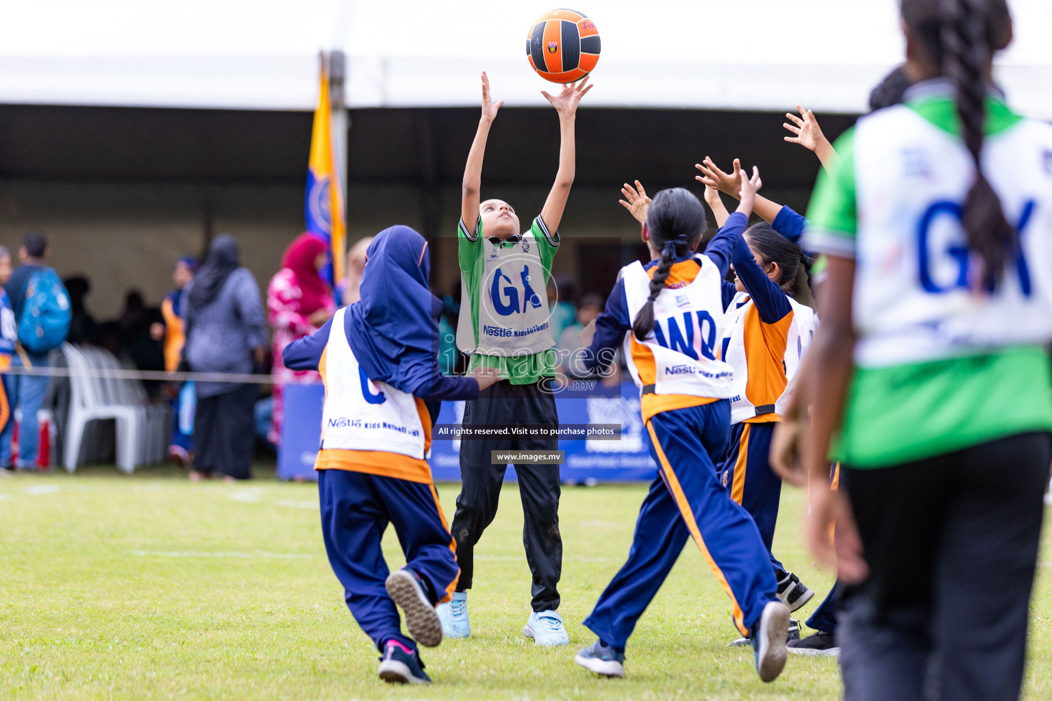 Day 1 of Nestle' Kids Netball Fiesta 2023 held in Henveyru Stadium, Male', Maldives on Thursday, 30th November 2023. Photos by Nausham Waheed / Images.mv