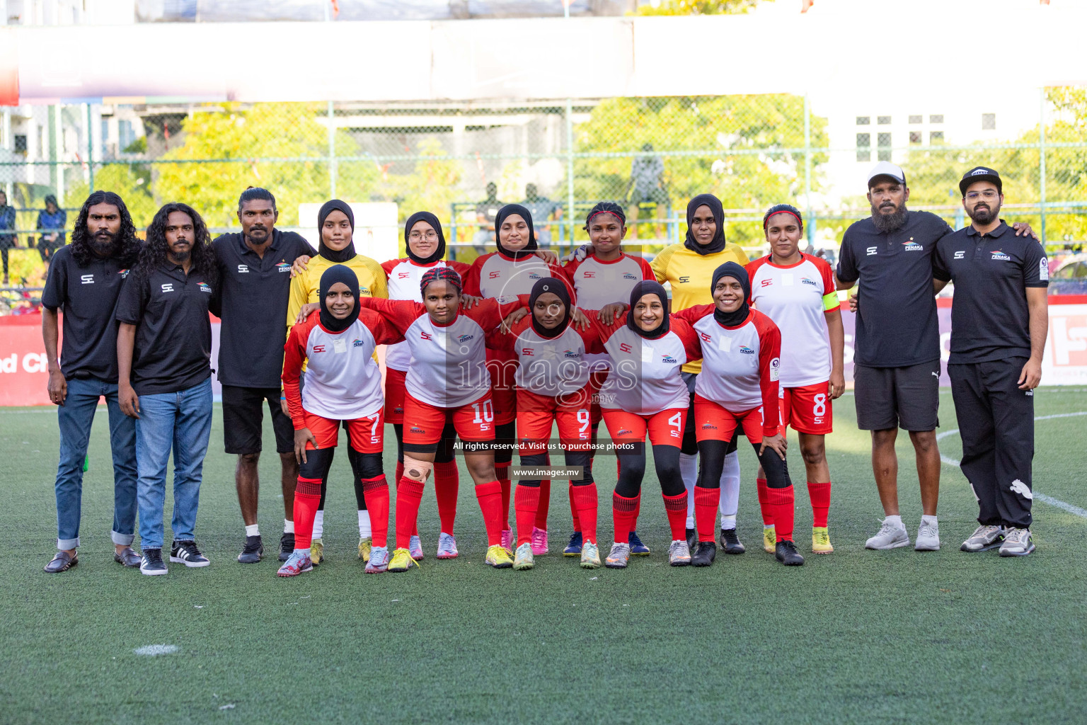 DSC vs Fenaka in Eighteen Thirty 2023 held in Hulhumale, Maldives, on Monday, 14th August 2023. Photos: Nausham Waheed / images.mv