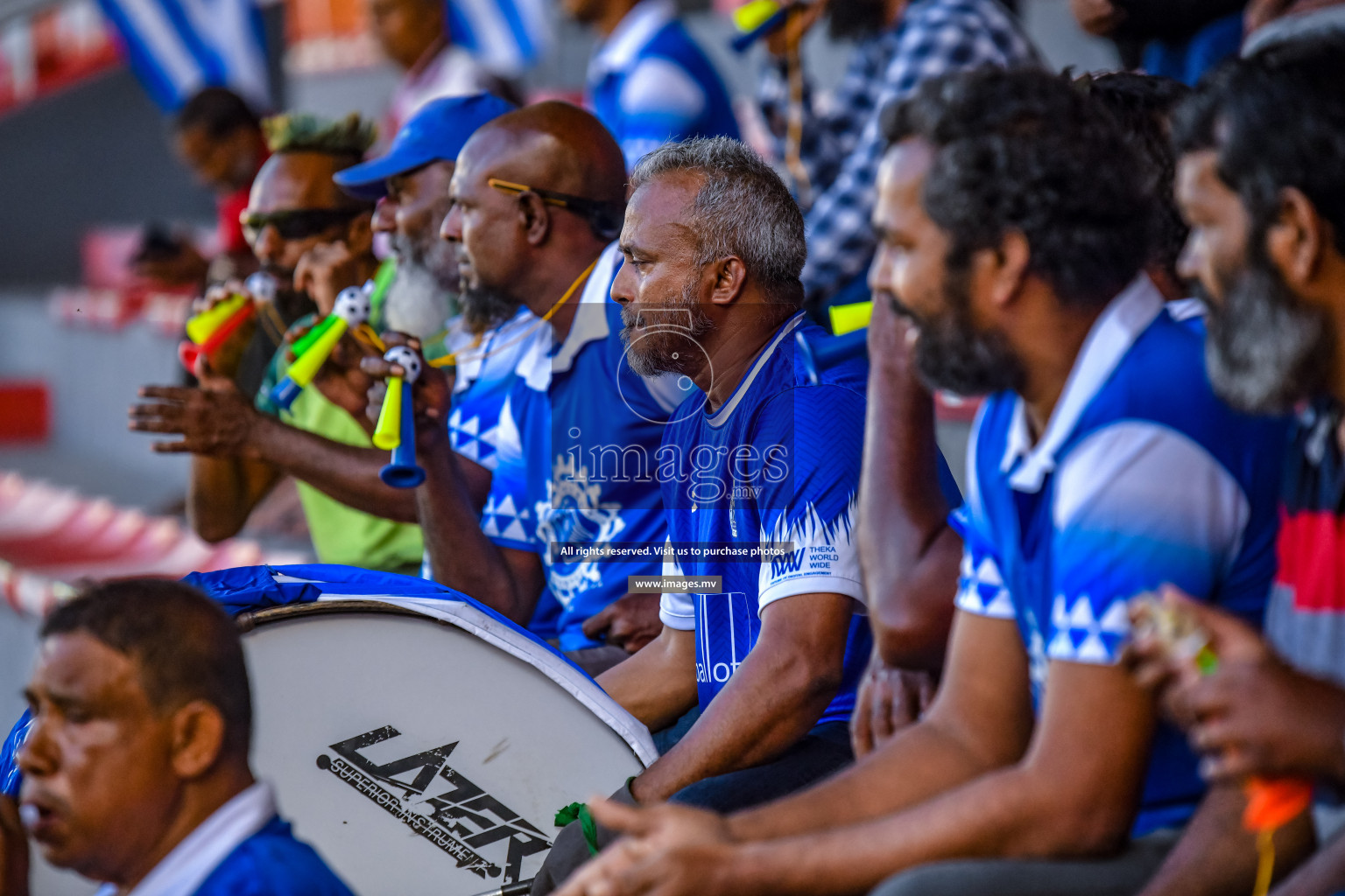 Buru Sports Club vs New Radiant Sports Club in the 2nd Division 2022 on 14th Aug 2022, held in National Football Stadium, Male', Maldives Photos: Nausham Waheed / Images.mv