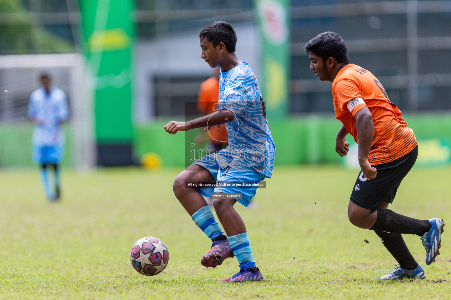 Day 2 of MILO Academy Championship 2023 (u14) was held in Henveyru Stadium Male', Maldives on 4th November 2023. Photos: Nausham Waheed / images.mv