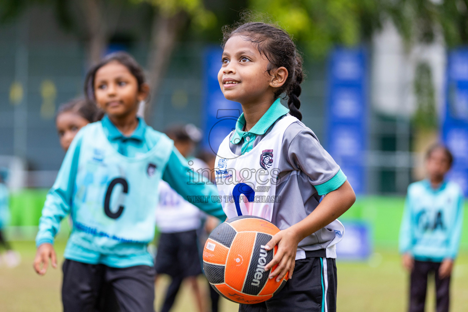 Day 3 of Nestle' Kids Netball Fiesta 2023 held in Henveyru Stadium, Male', Maldives on Saturday, 2nd December 2023. Photos by Nausham Waheed / Images.mv