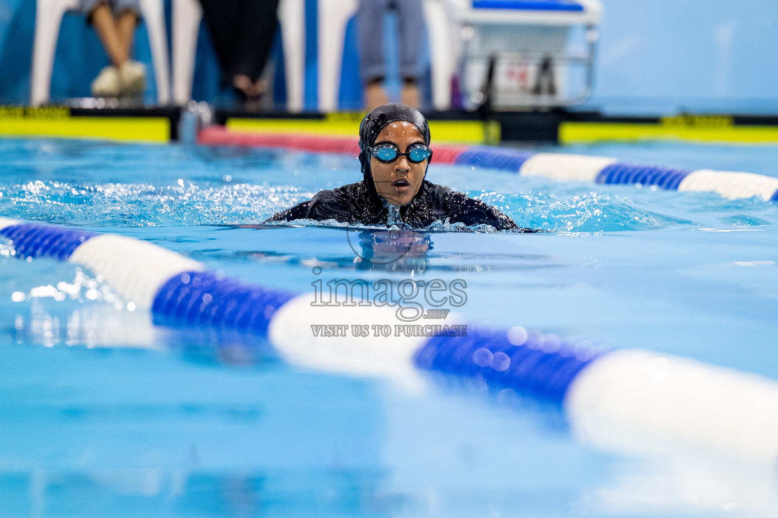 Day 5 of BML 21st Interschool Swimming Competition 2025 was held in Hulhumale' Swimming Pool, Hulhumale', Maldives on Wednesday, 15th October 2025. 
Photos: Hassan Simah / images.mv