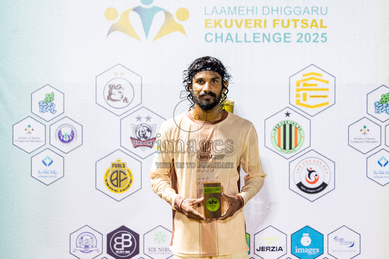The Dee Ess Kay vs Dee Cee Jay Sc in Day 3 of Laamehi Dhiggaru Ekuveri Futsal Challenge 2025 was held on Saturday, 26th July 2025, at Dhiggaru Futsal Ground, Dhiggaru, Maldives Photos: Nausham Waheed / images.mv