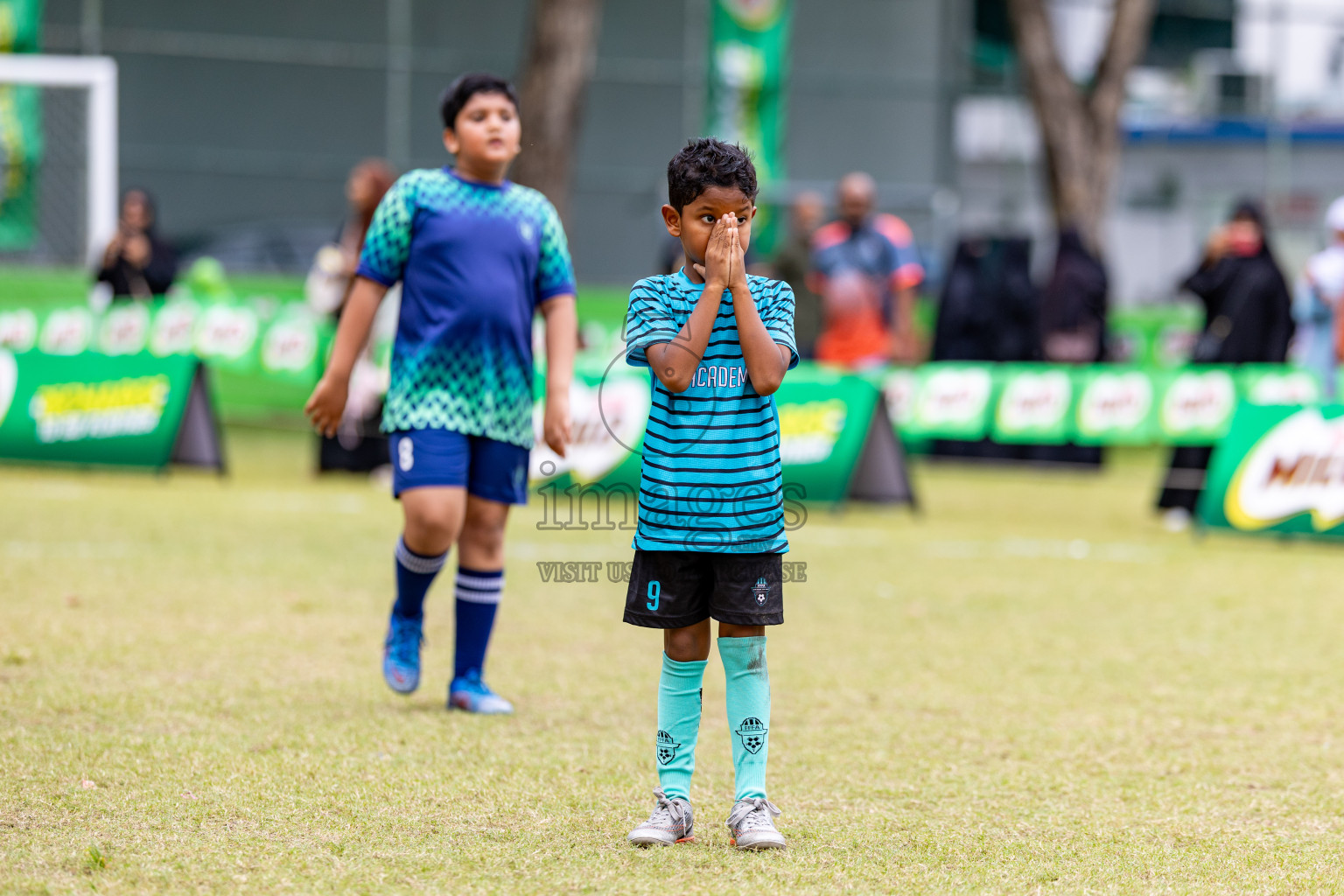 Day 1 of MILO SVAM Juniors 2025 (U-8) was held at Henveiru Stadium in Male', Maldives on Thursday, 26th June 2025. 
Photos: Hassan Simah / images.mv