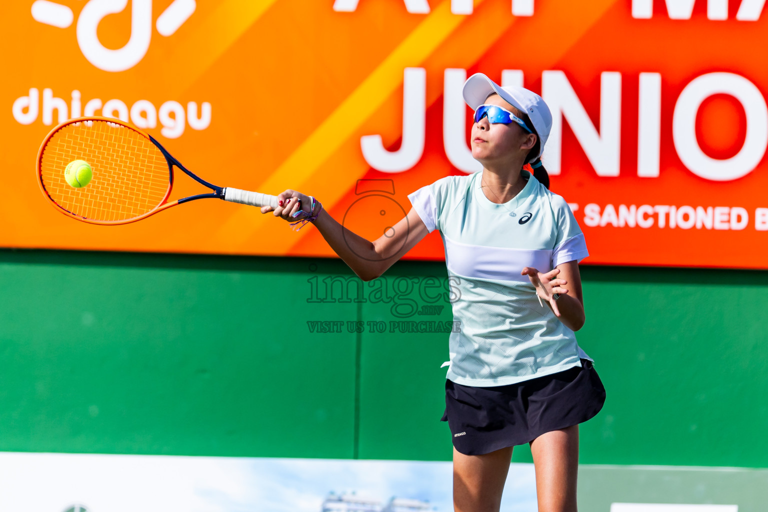 Day 8 of ATF Maldives Junior Open Tennis was held in Male' Tennis Court, Male', Maldives on Thursday, 19th December 2024. Photos: Nausham Waheed/ images.mv