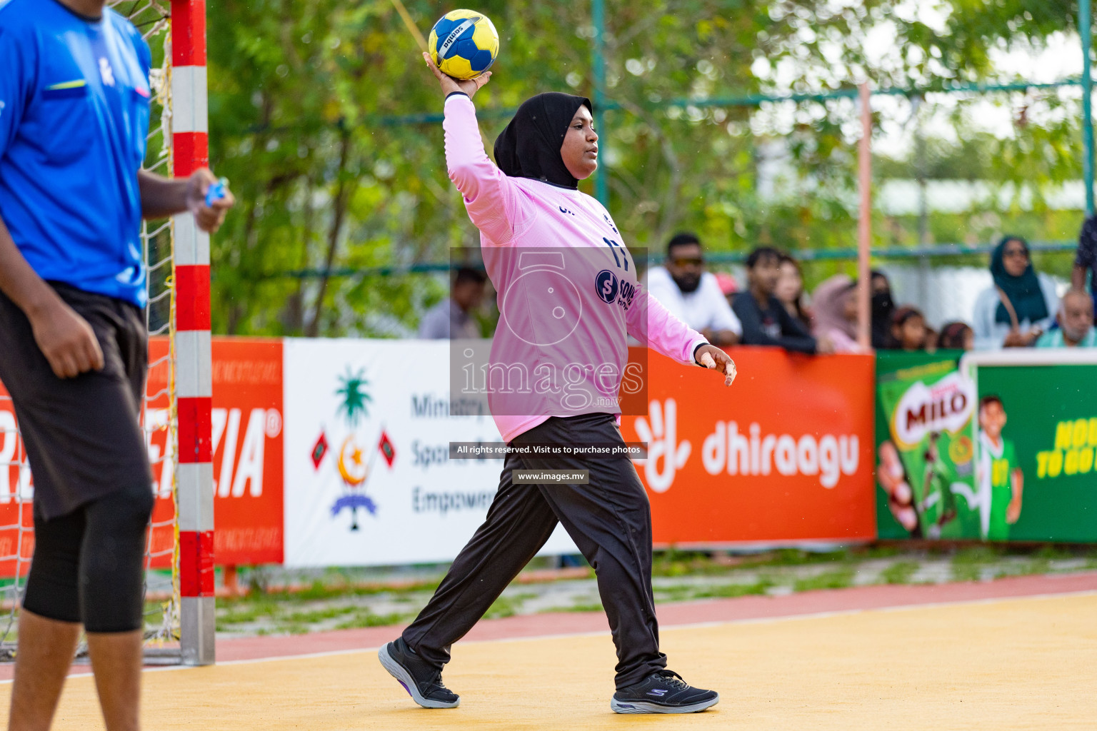 Day 1 of 7th Inter-Office/Company Handball Tournament 2023, held in Handball ground, Male', Maldives on Friday, 16th September 2023 Photos: Nausham Waheed/ Images.mv