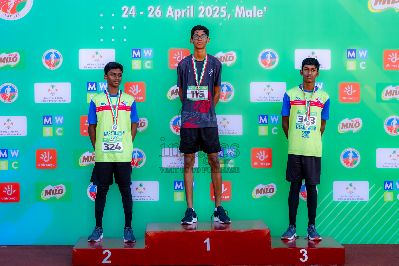 Day 1 of 12th Milo Association Championships was held in Ekuveni Track at Male', Maldives on Thursday, 24th April 2025. Photos: Nausham Waheed  / images.mv
