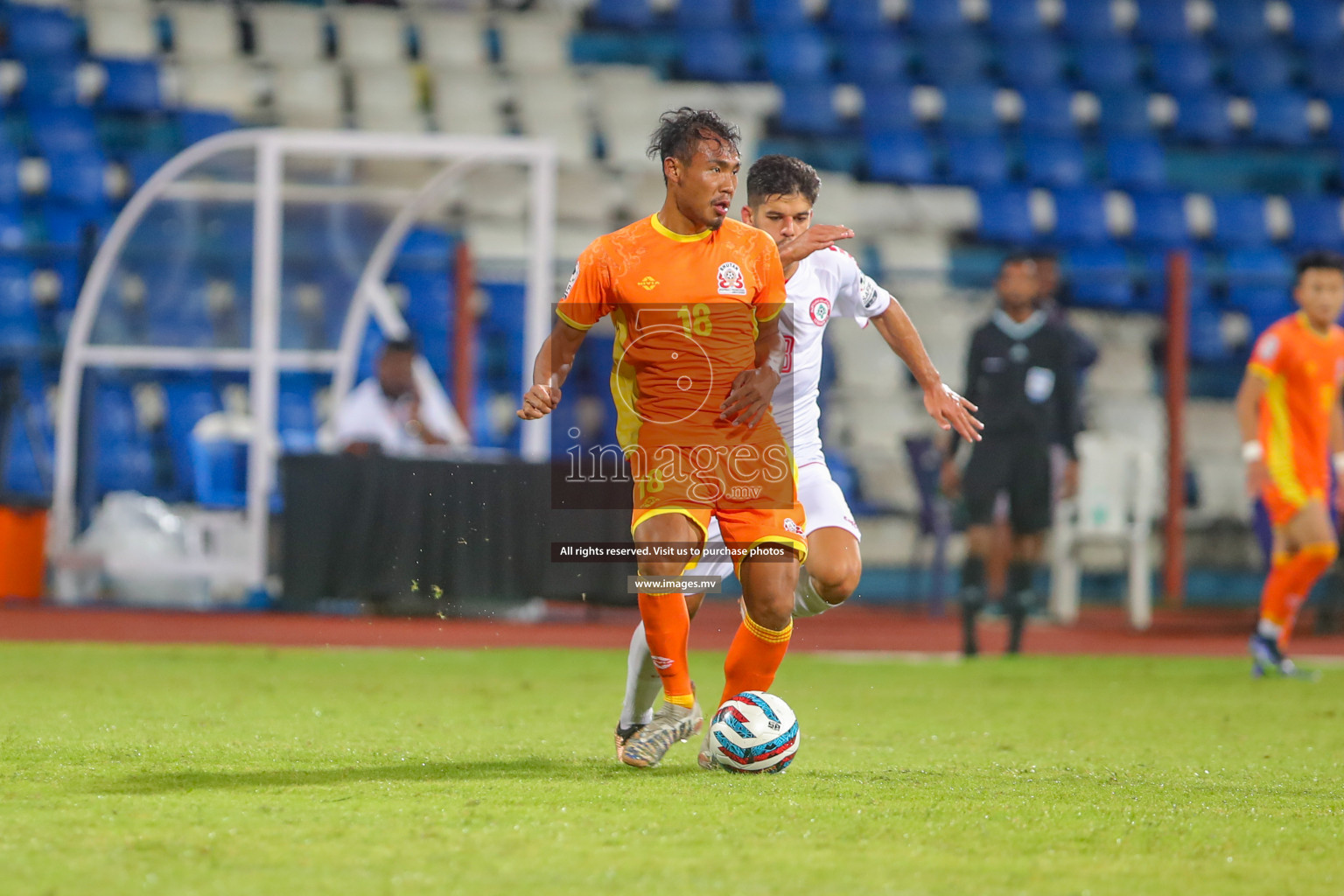 Bhutan vs Lebanon in SAFF Championship 2023 held in Sree Kanteerava Stadium, Bengaluru, India, on Sunday, 25th June 2023. Photos: Nausham Waheed, Hassan Simah / images.mv