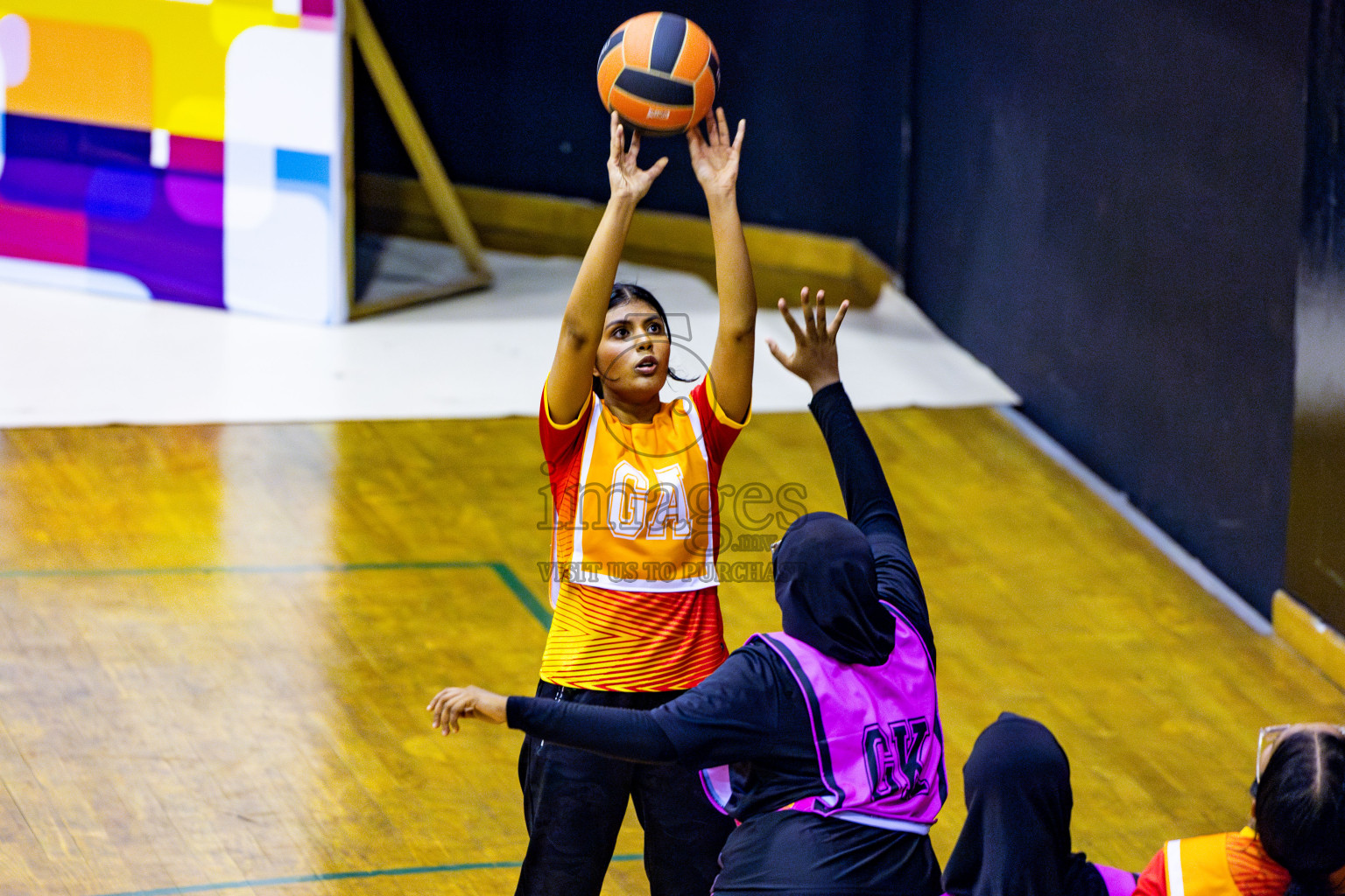 Day 2 of 21st National Netball Tournament was held in Social Canter at Male', Maldives on Thursday, 10th May 2024. Photos: Nausham Waheed / images.mv