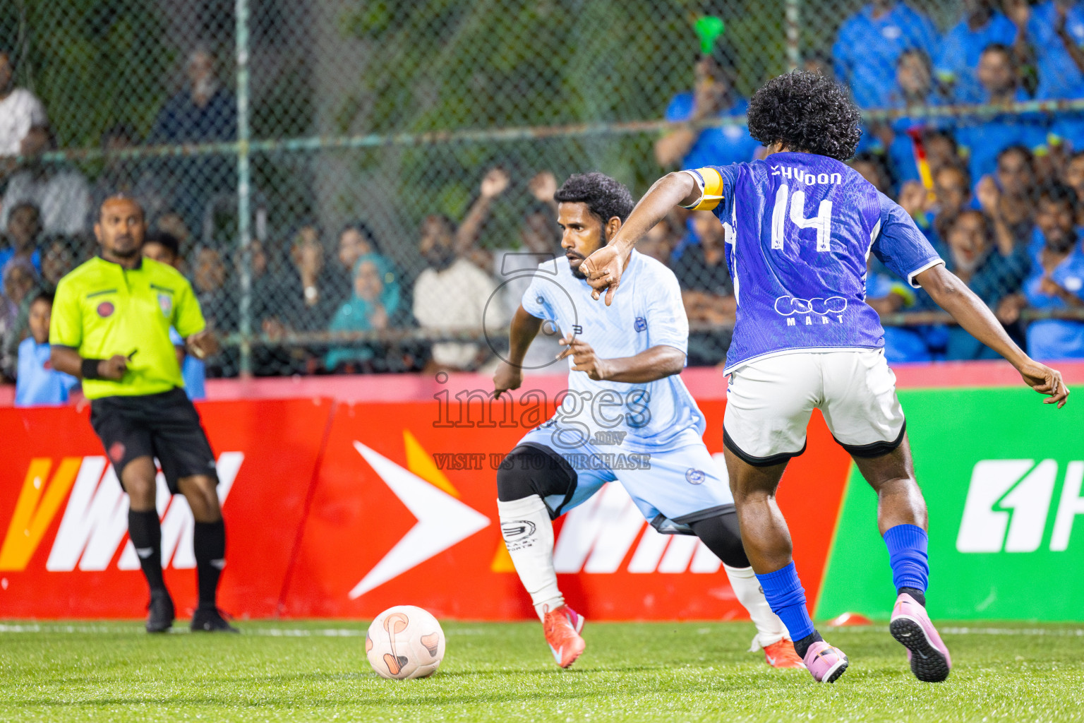 Male City Council (MCC) vs HPSN in Semi Final of Club Maldives Classic 2025 was held in Rehendi Futsal Ground, Hulhumale', Maldives on Wednesday, 1st October 2025. Photos: Ismail Thoriq / images.mv