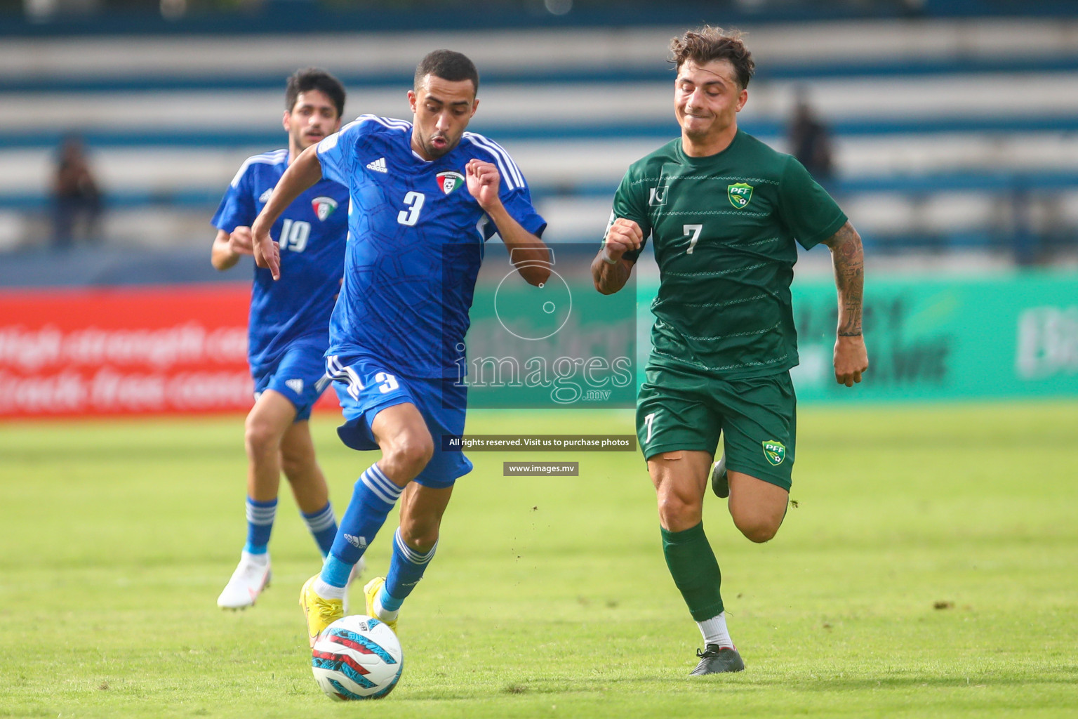 Pakistan vs Kuwait in SAFF Championship 2023 held in Sree Kanteerava Stadium, Bengaluru, India, on Saturday, 24th June 2023. Photos: Nausham Waheedh / images.mv