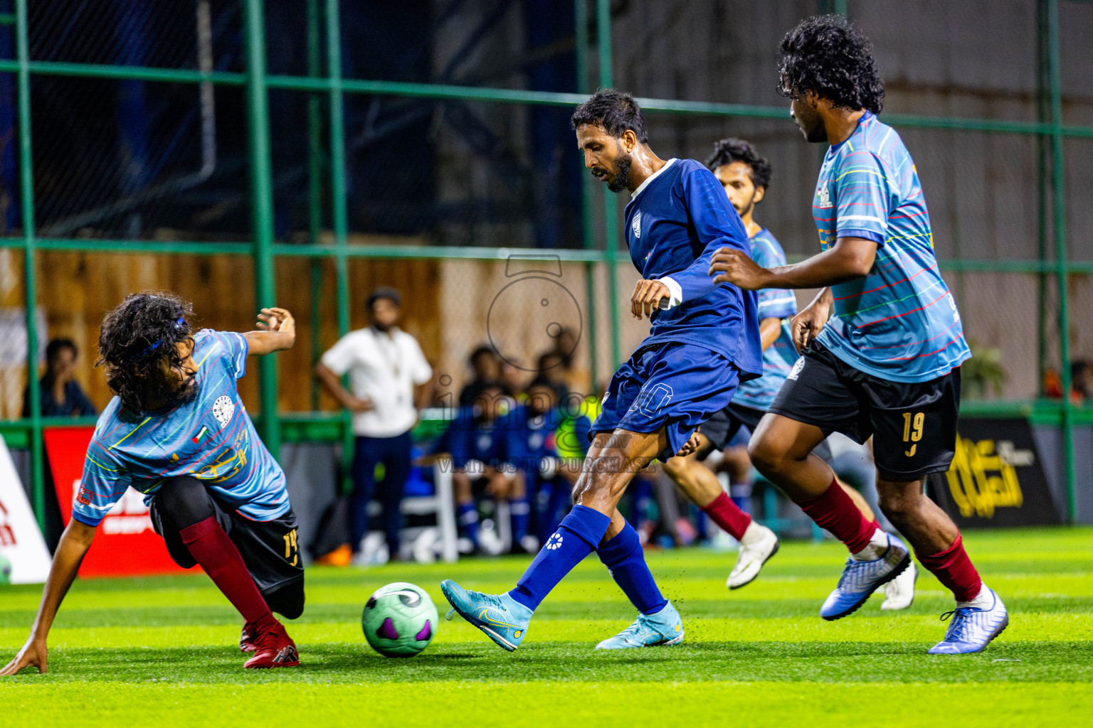 BG New Generation vs Escolar FC in Day 7 of BG Futsal Challenge 2024 was held on Monday, 18th March 2024, in Male', Maldives Photos: Nausham Waheed / images.mv