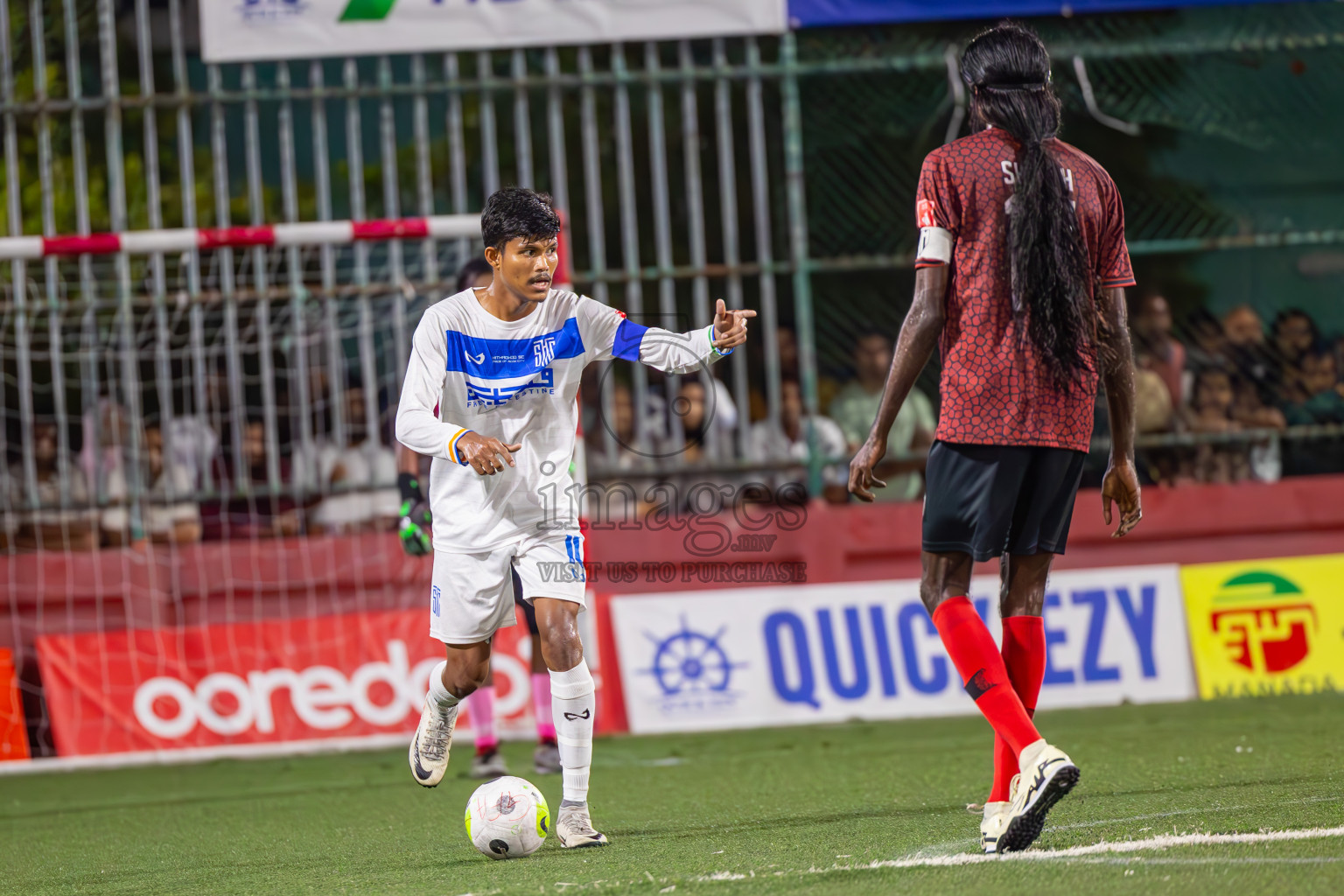 Vilimale vs S Hithadhoo in Quarter Finals of Golden Futsal Challenge 2024 which was held on Friday, 1st March 2024, in Hulhumale', Maldives Photos: Ismail Thoriq / images.mv