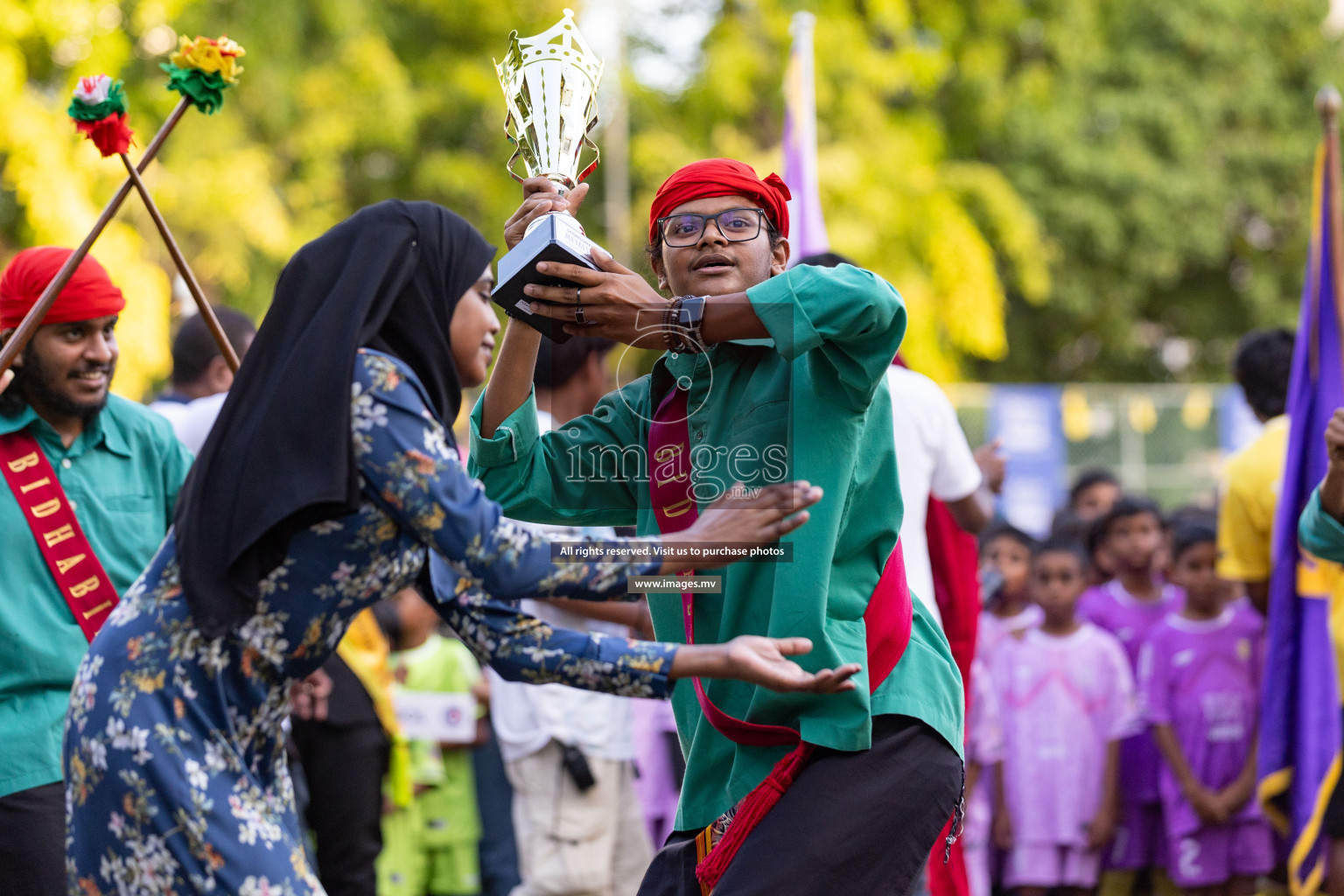 Day 4 of Nestle Kids Football Fiesta, held in Henveyru Football Stadium, Male', Maldives on Saturday, 14th October 2023 Photos: Nausham Waheed  / images.mv