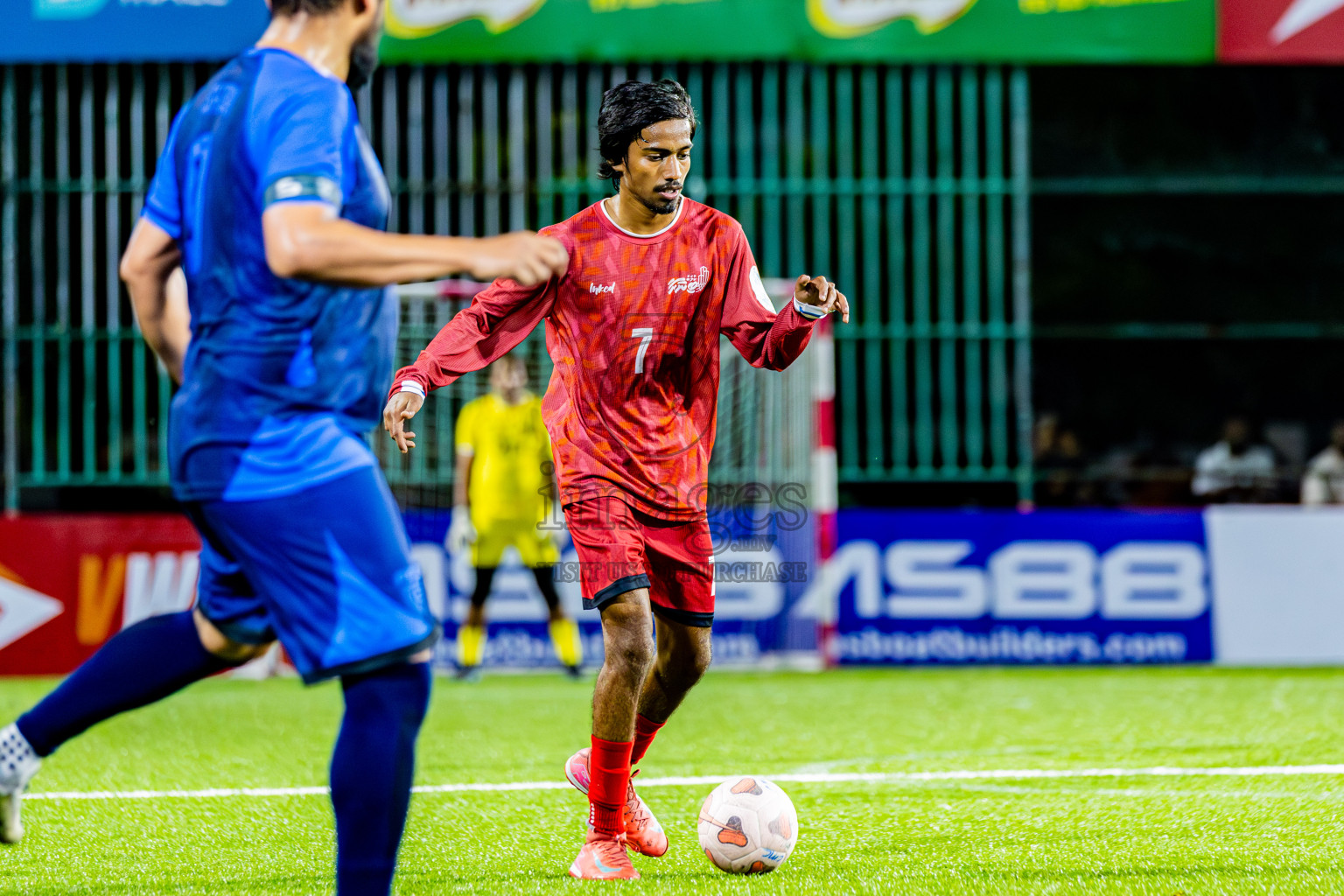 Club Binara vs Finance RC in Quater Finals of Club Maldives Cup Classic 2025 was held in Rehendi Futsal Ground, Hulhumale', Maldives on Saturday, 27th September 2025. Photos: Areef Adam / images.mv