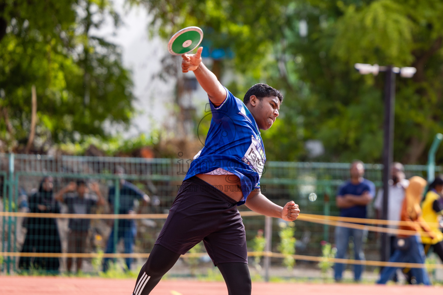 Day 1 of MWSC Interschool Athletics Championships 2024 held in Hulhumale Running Track, Hulhumale, Maldives on Saturday, 9th November 2024. 
Photos by: Ismail Thoriq, Hassan Simah / Images.mv