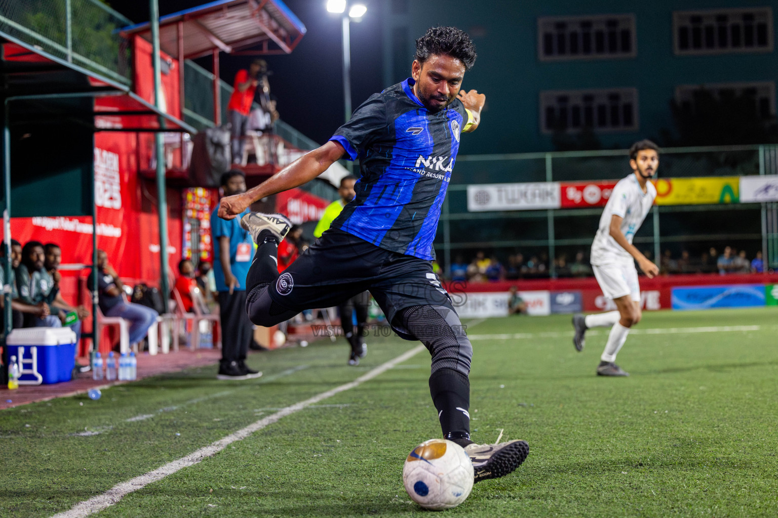 AA Bodufolhudhoo vs AA Thoddoo in Day 15 of Golden Futsal Challenge 2025 was held on Sunday, 19th January 2025, in Hulhumale', Maldives. Photos: Nausham Waheed / images.mv