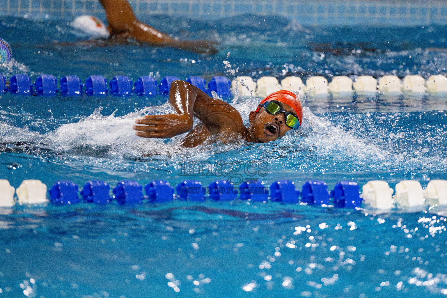 Day 4 of National Swimming Championship 2024 held in Hulhumale', Maldives on Monday, 16th December 2024. Photos: Hassan Simah / images.mv