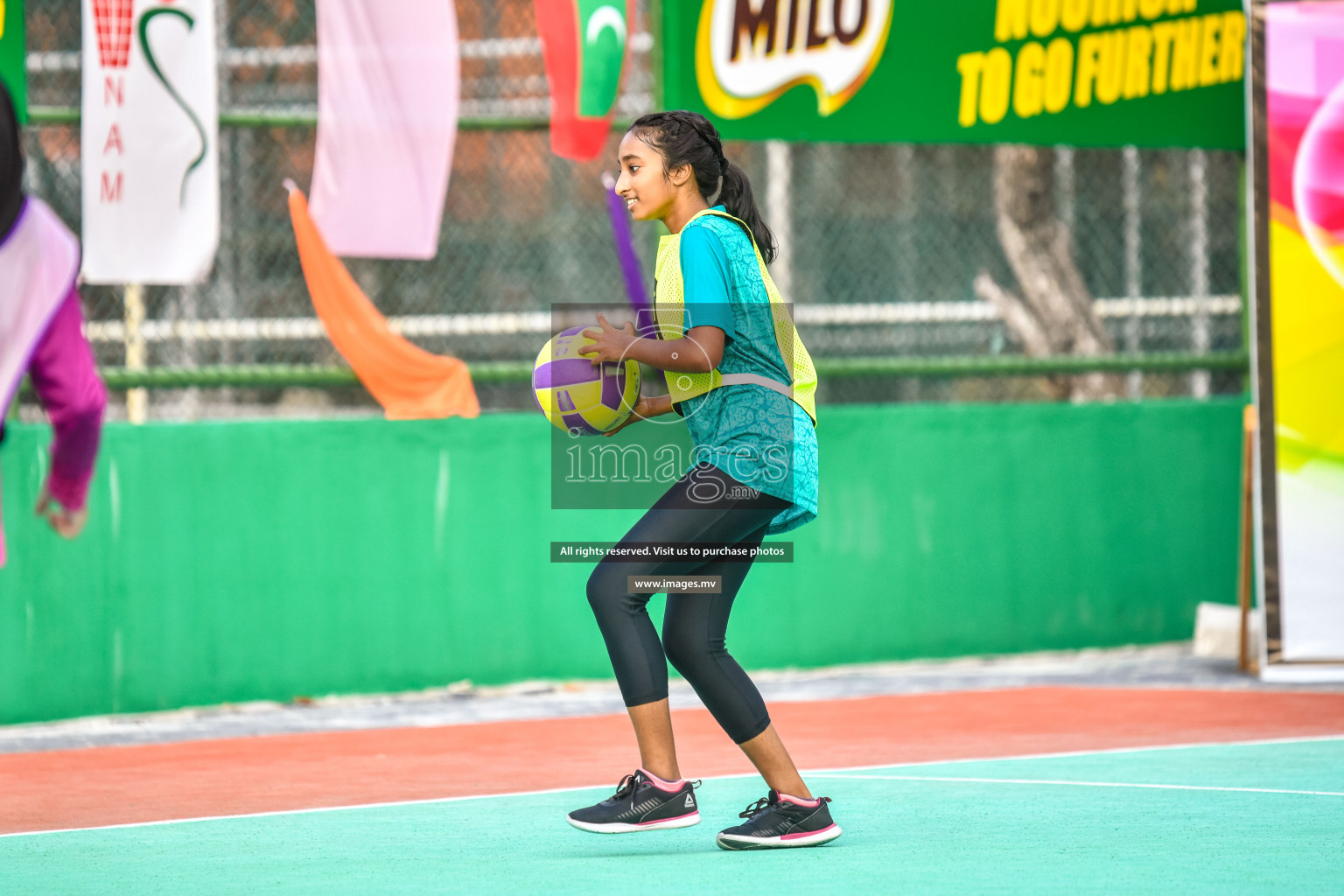 Day 9 of Junior Netball Championship 2022 held in Male', Maldives. Photos by Nausham Waheed